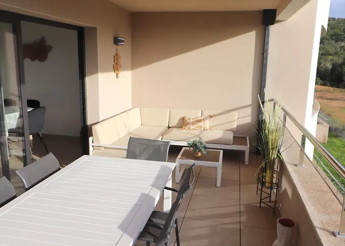 L'ecrin - T2 65 M2 - Terrasse Vue & Maquis - Agosta A 200m- Parking Prive *