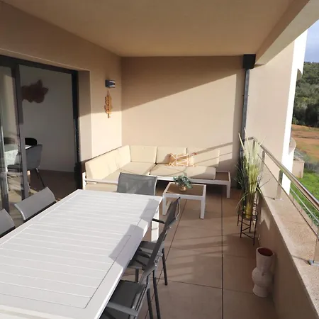 T2 Bliss Spacieux Avec Terrasse Vue - Agosta à 200m- Parking Privé *