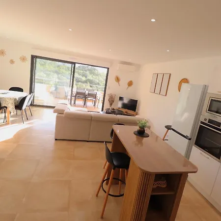 L'ecrin - T2 65 M2 - Terrasse Vue & Maquis - Agosta A 200m- Parking Prive