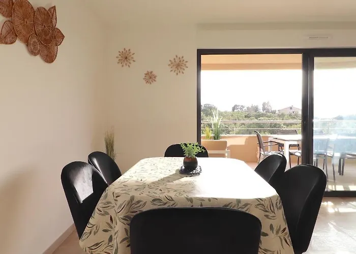 L'ecrin - T2 65 M2 - Terrasse Vue & Maquis - Agosta A 200m- Parking Prive Appartement *